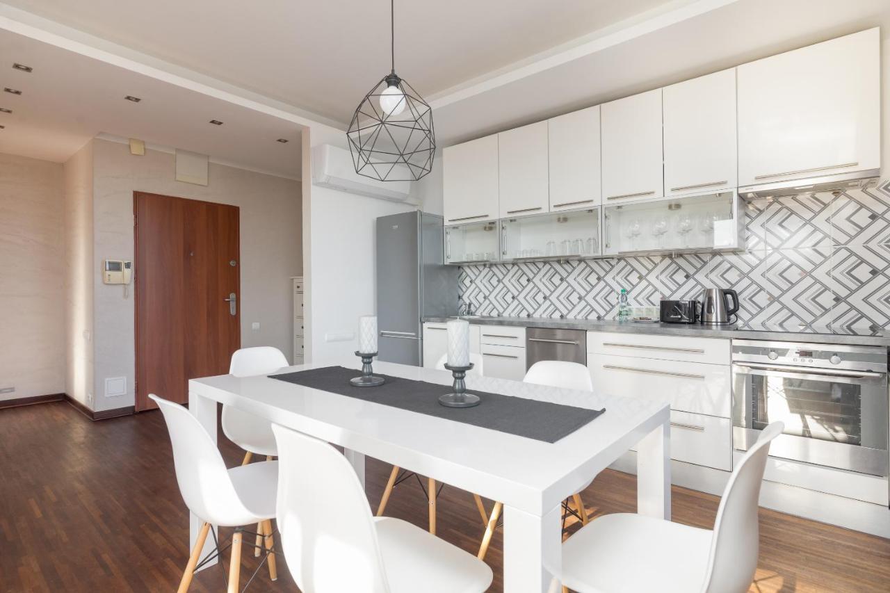 Mokotow Premium Apartment With Terrace Warschau Buitenkant foto