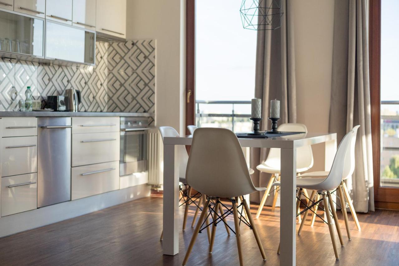 Mokotow Premium Apartment With Terrace Warschau Buitenkant foto