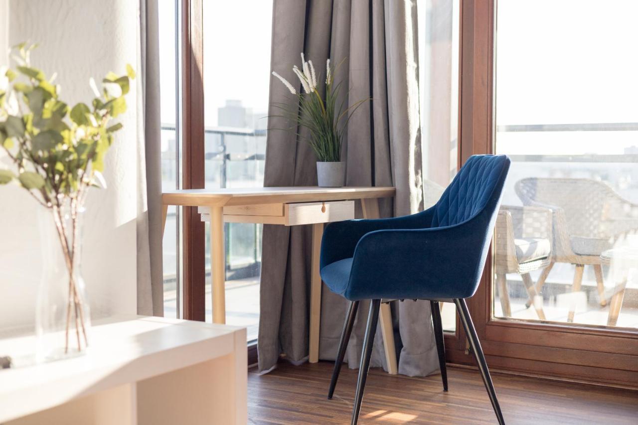 Mokotow Premium Apartment With Terrace Warschau Buitenkant foto