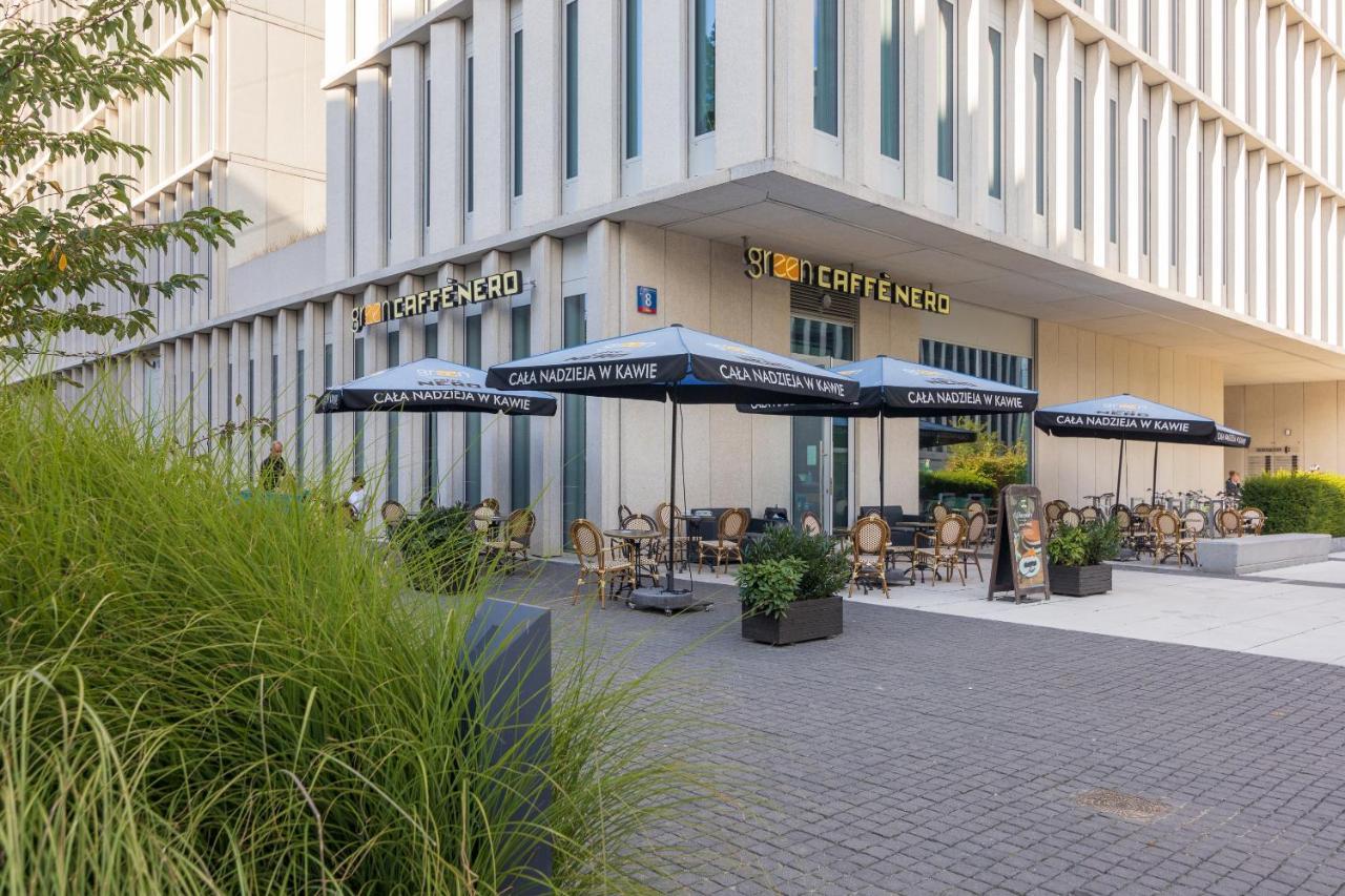 Mokotow Premium Apartment With Terrace Warschau Buitenkant foto