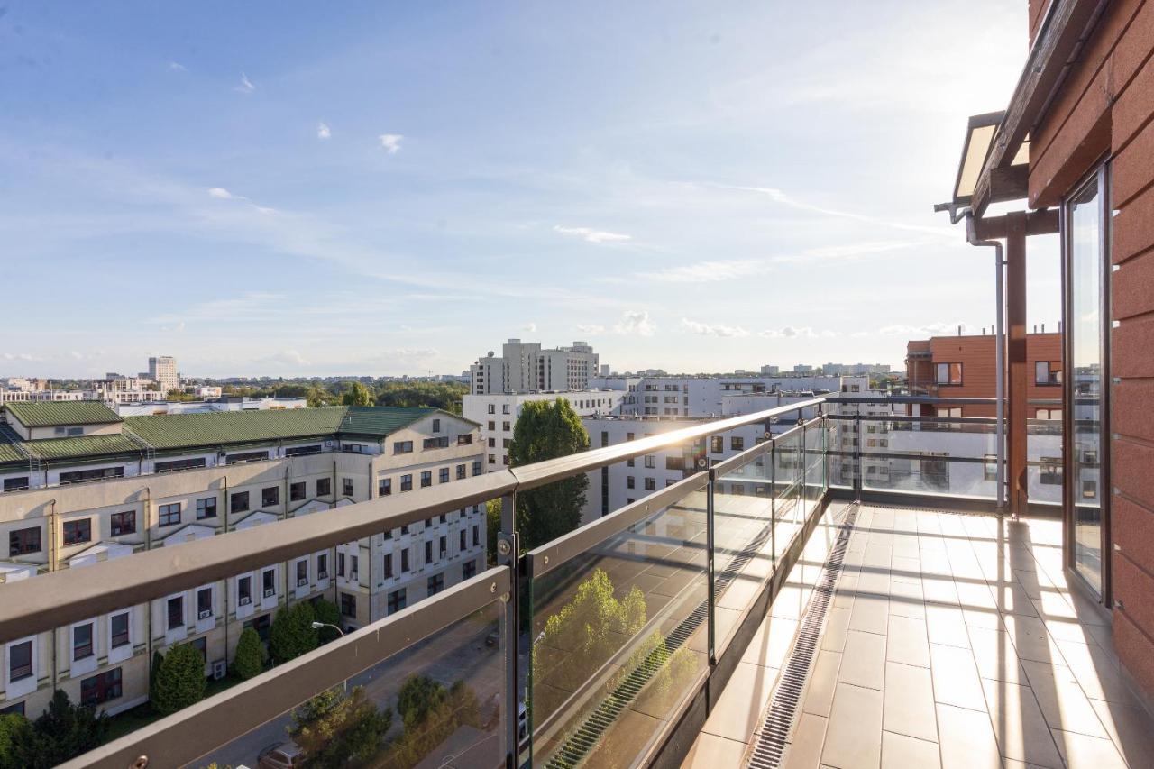 Mokotow Premium Apartment With Terrace Warschau Buitenkant foto