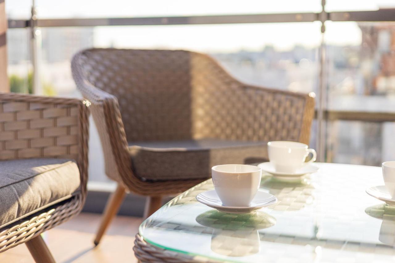 Mokotow Premium Apartment With Terrace Warschau Buitenkant foto